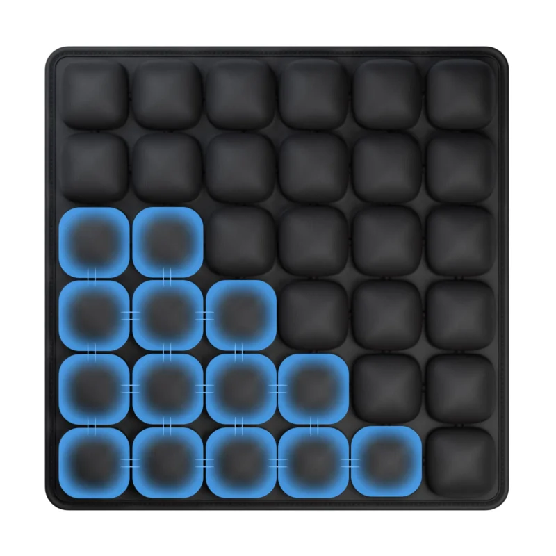 Hexara Ergonomic 3D Inflatable Seat Cushion for Long Sitting, Pressure Relief Air Cushion for Office Chair, Car Seat, Wheelchair, Airplane